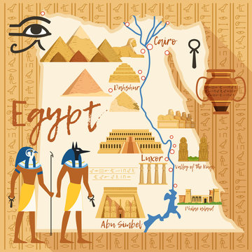 Egypt map ancient hi-res stock photography and images - Alamy