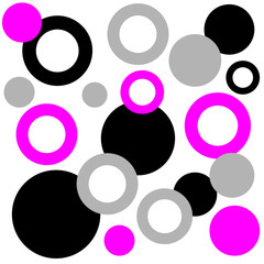 Color abstract background rings.