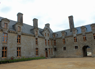 Bretagne, Château Le Rocher Portail	
