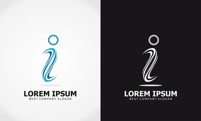 letter i logo