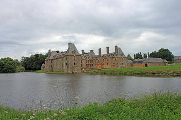 Obraz premium Bretagne, Château Le Rocher Portail