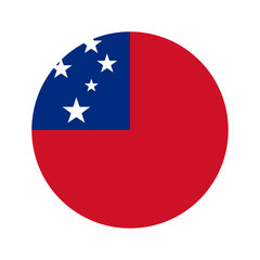 Circular world Flag