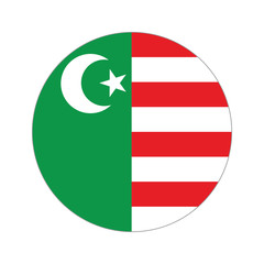 Fototapeta premium Circular world Flag