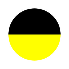 Circular world Flag aachen