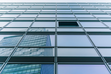 Facade of a business Tower in Cologne, Germany