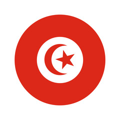 Circular world Flag