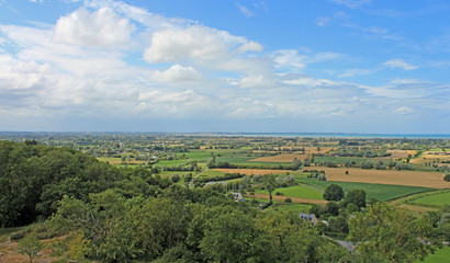 Bretagne, Panorama depuis le Mont Dol