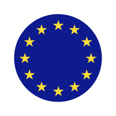 Circular world Flag european union