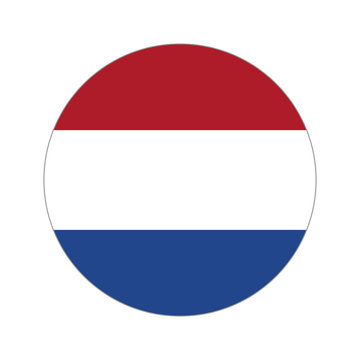 Circular world Flag netherlands