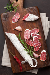 Sliced salami