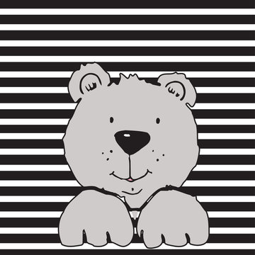 cute bear pattern