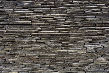 The texture is not smooth decorative stone
