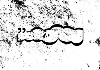  Quotation Mark Speech Bubble. Quote sign icon. Abstract background.