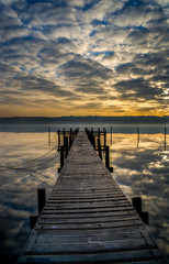 Obraz premium Cloud reflections