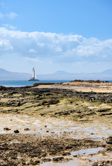 landscape near La Caleta de Sebo in La Graciosa island, Canary Islands, Spain