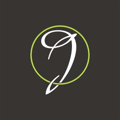 I logo initial letter design template vector