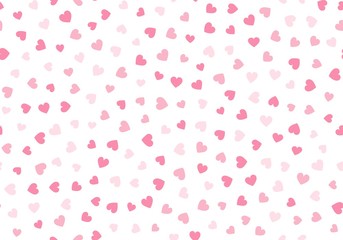 Seamless hearts pattern. Vector repeating texture. Perfect for printing on fabric or paper. - 179746936