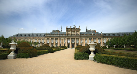 Royal Palace at La Granja de San Ildefonso in Segovia province, Castilla y Leon, Spain