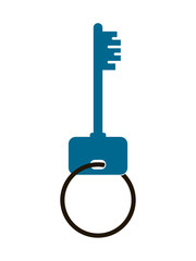 the one vintage key from the apartment illustration