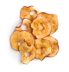 Tasty dried apple slices.