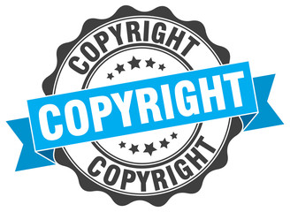 Obraz premium copyright stamp. sign. seal