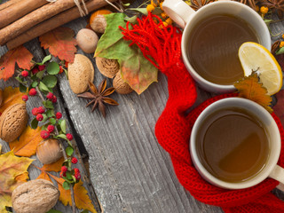 warm tea for autumn days