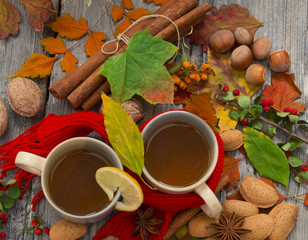 warm tea for autumn days