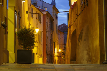 The Bastia City on The Corsica Island in France
