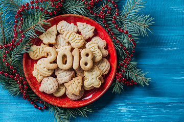 new year, christmas, christmas cookies