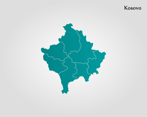 Map of Kosovo