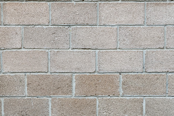 fence construction material French brick five rows, classic masonry closeup, concept Foundation, background