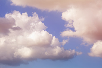 Sky background with clouds . Sky with clouds