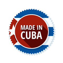 Made in Cuba label illustration