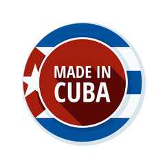 Made in Cuba label illustration