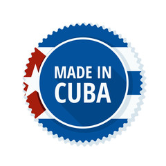 Made in Cuba label illustration
