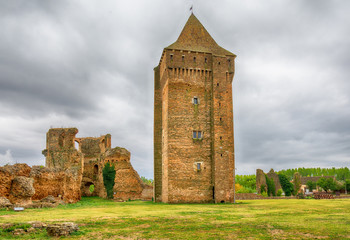 Naklejka premium Bac, Serbia September 03, 2017: Medieval fortress Bac in Serbia