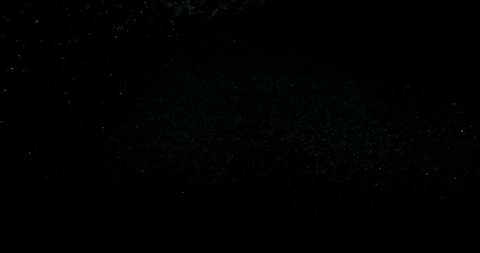 Martini Glass Explodes Closeup