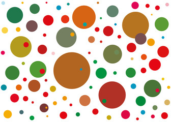 background with colored dots of different colors 