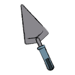 Construction spatula tool icon vector illustration graphic design