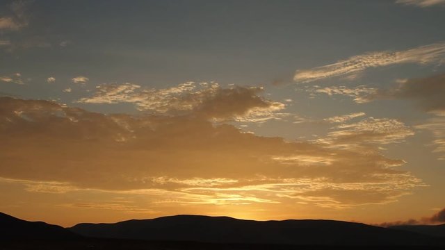 Sunset over Paracas National Reserve, Ica Region, Peru