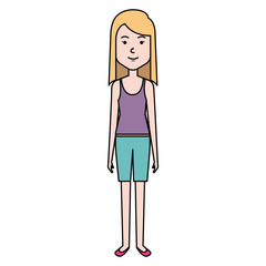 beautiful woman avatar character