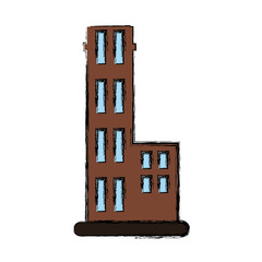 City buildings symbol icon vector illustration graphic design