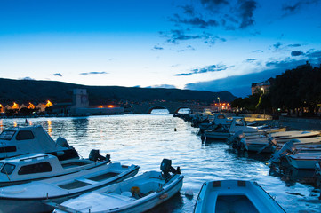 Small town of Pag in Croatia