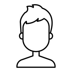 young man shirtless avatar character