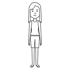 beautiful woman avatar character