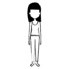 beautiful woman avatar character