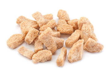 Rock cane sugar closeup