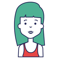 beautiful woman avatar character