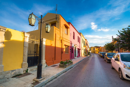 Traditional houses and old buildings at the village of Archanes, Heraklion, Crete, Greece.