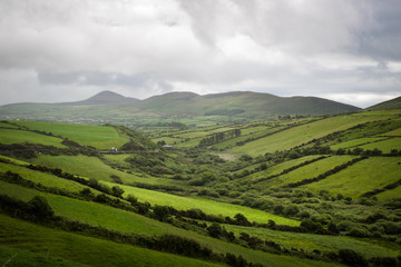 irhis hills in green
